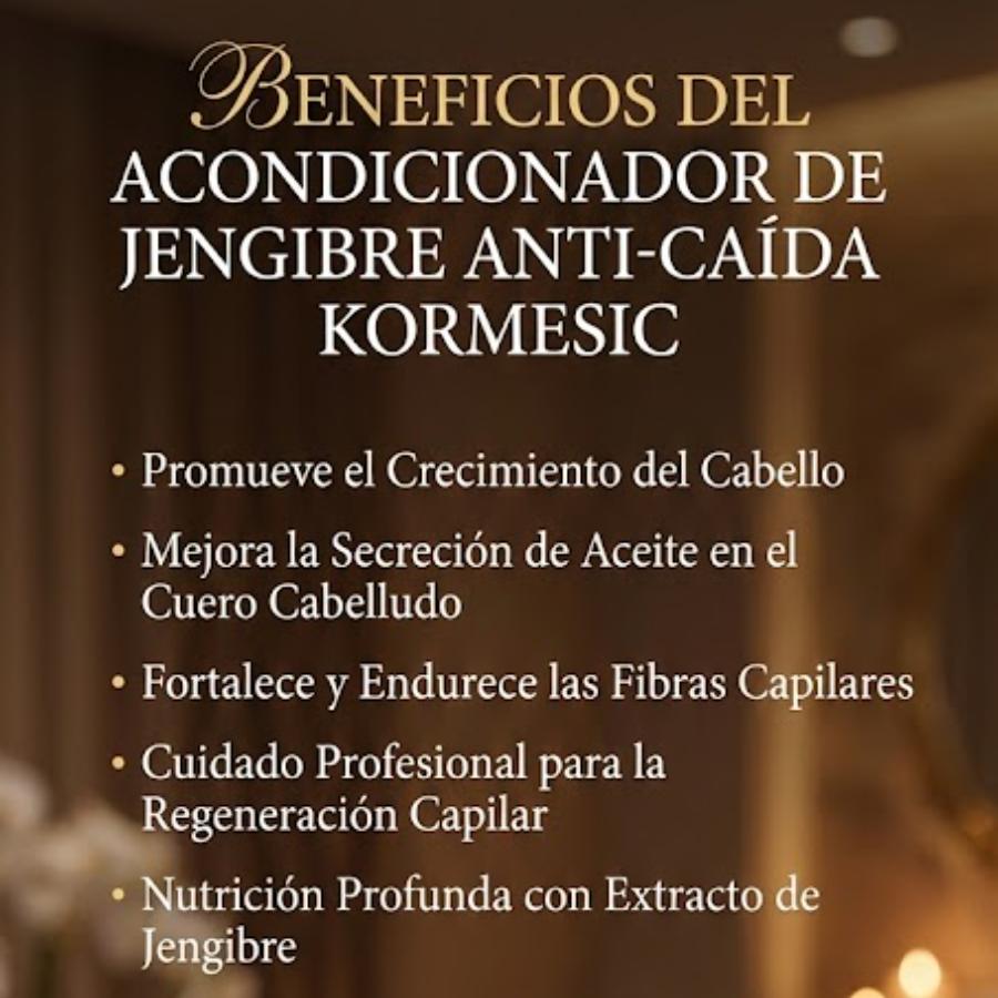 KORMESIC Ginger Anti Hair Loss Conditioner – Acondicionador Fortalecedor con Jengibre 300ml